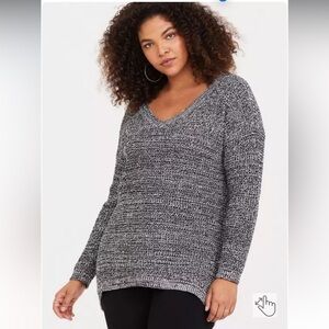 Torrid Marled Slouchy Tunic Sweater Torrid Size 2, US Size 18-20
